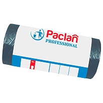 Мешки для мусора 60 л, черные, в рулоне 50 шт., ПНД, 6,2 мкм, 800х600 мм, PACLAN Professional, 604078 в Сосновом Бору