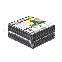 Мешки для мусора 160 л, серые, в пачке 10 шт., ПВД, 40 мкм, 900х1100 мм, i-Bag в Сосновом Бору