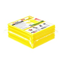 Мешки для мусора 160 л, желтые, в пачке 10 шт., ПВД, 40 мкм, 900х1100 мм, i-Bag в Сосновом Бору