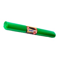 Мешки для мусора 180 л, зеленые, в рулоне 10 шт., ПВД, 50 мкм, 1100х900 мм, МЕШКОFF, 4458 в Сосновом Бору