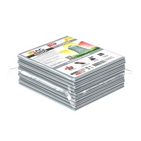 Мешки для мусора 160 л, светло-серые, в пачке 10 шт., ПВД, 40 мкм, 900х1100 мм, i-Bag в Сосновом Бору